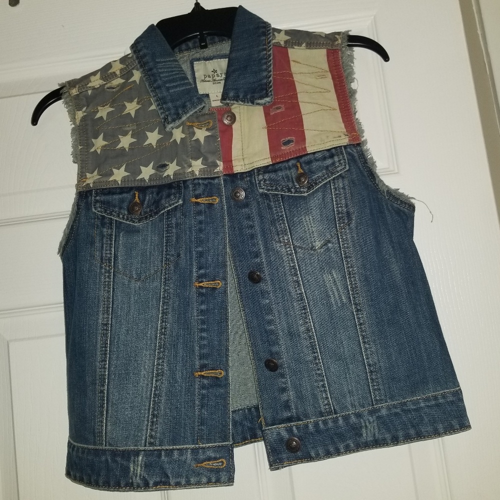 America flag vest